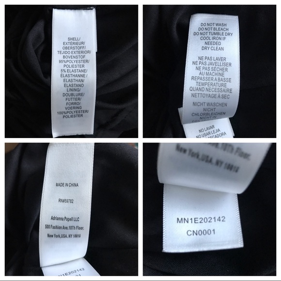 Aidan Mattox Peplum Scuba Crepe Cocktail Dress 4 - Picture 6 of 7